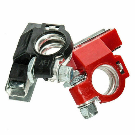 2Pcs 12V Battery Terminals Connectors Clamps 3 Way Kit For Caravan Car Van AU - Aimall