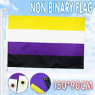 90*150cm Non Binary Flag Genderqueer Pride Flag AUSPOST REGISTERED TRACKING AU - Aimall