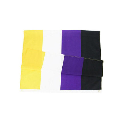 90*150cm Non Binary Flag Genderqueer Pride Flag AUSPOST REGISTERED TRACKING AU - Aimall