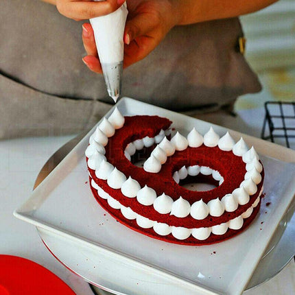 10" Large Silicone 0-9 Number Cake Tin Mould Birthday Party Baking Mold Tool AU - Aimall