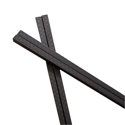 5 Pairs Premium Quality Alloy Chinese Japanese Chopsticks Dishwasher Safe Black - Aimall