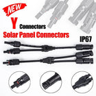 1 Pair Solar Y Connector Cable Plug Inline Solar PV Panel IP67 2 connection AU - Aimall
