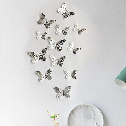 12x 3D Butterfly Wall Decals Stickers Removable Kids Nursery Decoration NEW AU - Aimall
