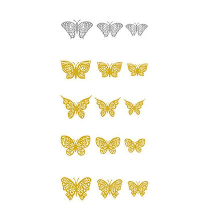 12x 3D Butterfly Wall Decals Stickers Removable Kids Nursery Decoration NEW AU - Aimall