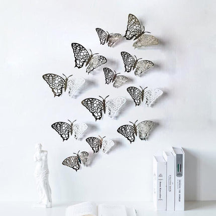 12x 3D Butterfly Wall Decals Stickers Removable Kids Nursery Decoration NEW AU - Aimall