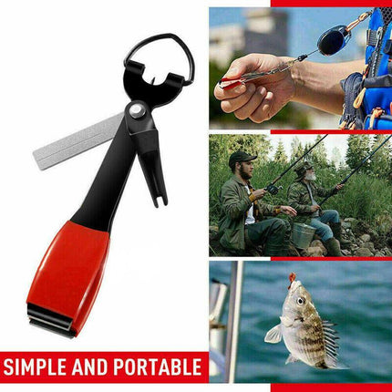 NEW Fly Fishing Quick Knot Tying Tool Fast Hook Nail Knotter Line Cutter Clipper - Aimall