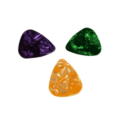 20x Multicolor Celluloid Acoustic Electric Guitar Picks Plectrums Thin 0.46mm AU - Aimall