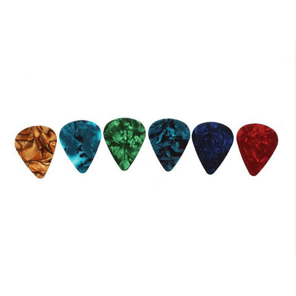 20x Multicolor Celluloid Acoustic Electric Guitar Picks Plectrums Thin 0.46mm AU - Aimall