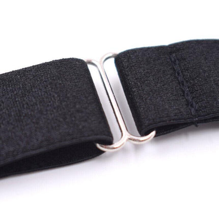 1 Pair Y Style Shirt Stays Mens Garters Suspenders Military Uniform Holder Sock - Aimall