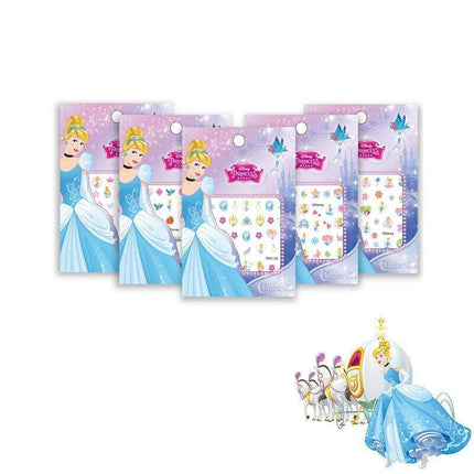 Kids nail stickers Frozen Minnie Pony Peppa princess nail art girls kids Barbie - Aimall