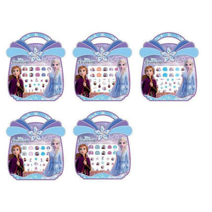 Kids nail stickers Frozen Minnie Pony Peppa princess nail art girls kids Barbie - Aimall