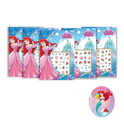 Kids nail stickers Frozen Minnie Pony Peppa princess nail art girls kids Barbie - Aimall