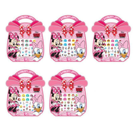 Kids nail stickers Frozen Minnie Pony Peppa princess nail art girls kids Barbie - Aimall