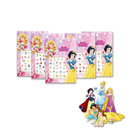 Kids nail stickers Frozen Minnie Pony Peppa princess nail art girls kids Barbie - Aimall