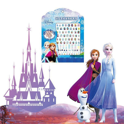 Kids nail stickers Frozen Minnie Pony Peppa princess nail art girls kids Barbie - Aimall