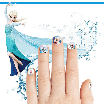 Kids nail stickers Frozen Minnie Pony Peppa princess nail art girls kids Barbie - Aimall