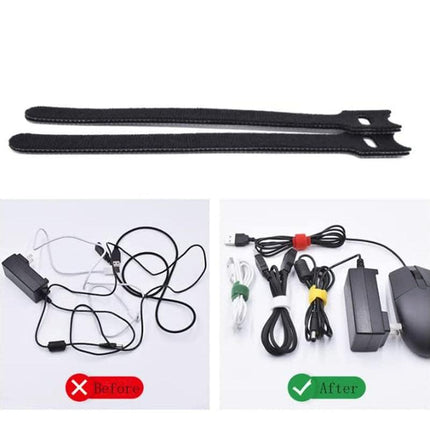 10/20/50x Magic Cable Ties Reusable Hook and Loop Cable Ties Organiser Cords AU - Aimall