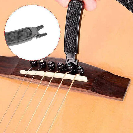 3-in-1 Pin Guitar String Tool Puller Winder and Cutter Acoustic Guitar Tool AU - Aimall