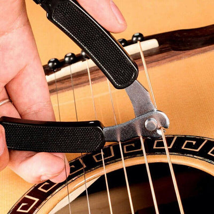 3-in-1 Pin Guitar String Tool Puller Winder and Cutter Acoustic Guitar Tool AU - Aimall