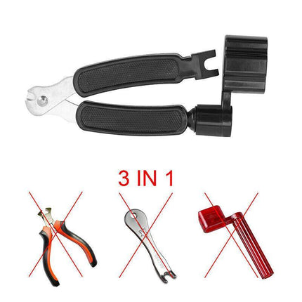 3-in-1 Pin Guitar String Tool Puller Winder and Cutter Acoustic Guitar Tool AU - Aimall