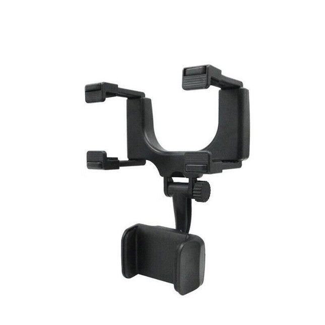 Phone Holder Rear View Mirror Mount 360°Rotation Car Truck Smartphone Cradle GPS - Aimall