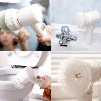 5 In 1 Handheld Bathtub Brush Kitchen Sink Cleaning Tool Tub Electric Brush AU - Aimall