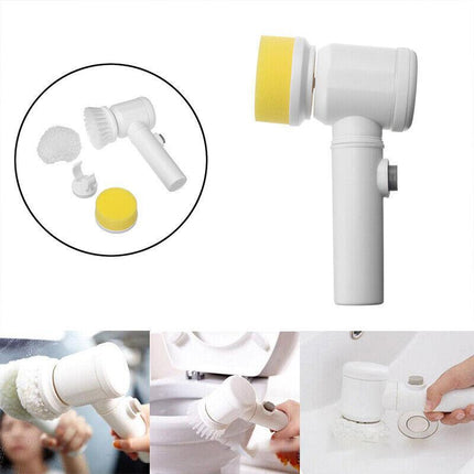 5 In 1 Handheld Bathtub Brush Kitchen Sink Cleaning Tool Tub Electric Brush AU - Aimall