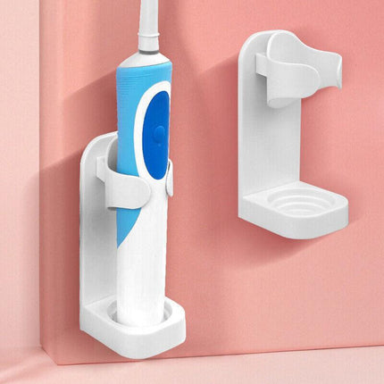 4PCS Electric Toothbrush Holder Wall Mounted Adhesive Tooth Brush Organizer AU - Aimall