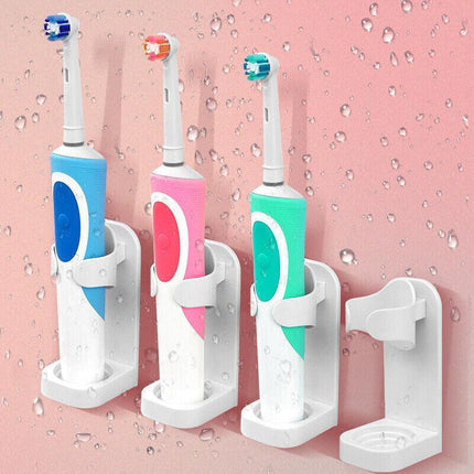 4PCS Electric Toothbrush Holder Wall Mounted Adhesive Tooth Brush Organizer AU - Aimall