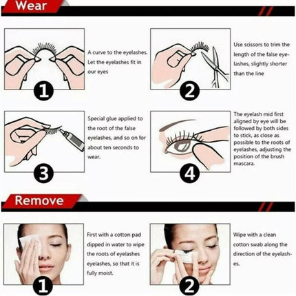 10Pair 11Style 3D Mink Natural Thick False Eyelashes Eye Lashes Makeup Extension - Aimall
