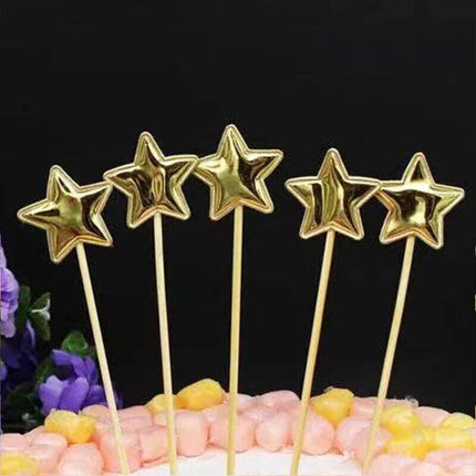 Happy Birthday Acrylic Cake Topper Cake Decoration Golden Silver Party Au Stock Aimall