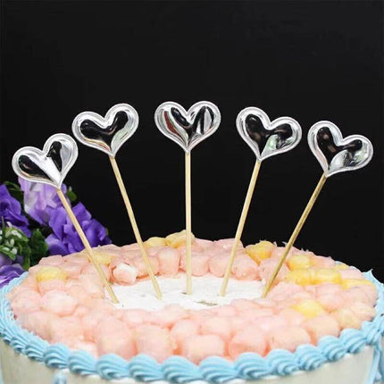Happy Birthday Acrylic Cake Topper Cake Decoration Golden Silver Party Au Stock Aimall