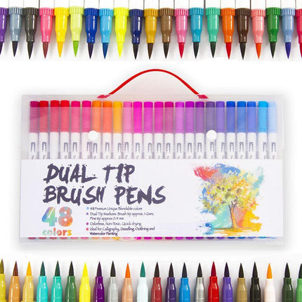 12-120 Colour Brush Pen Watercolor Art Drawing Painting Artist Sketch Marker AU - Aimall