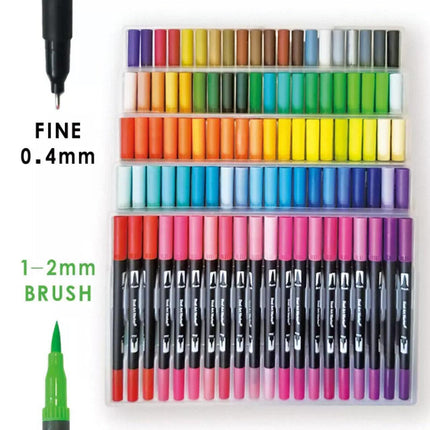 12-120 Colour Brush Pen Watercolor Art Drawing Painting Artist Sketch Marker AU - Aimall