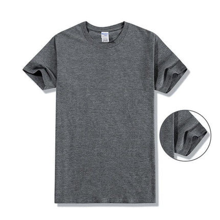 Gildan Men T-shirt Plain Blank 100% premium Cotton Basic Tee Short Sleeve 76000 - Aimall
