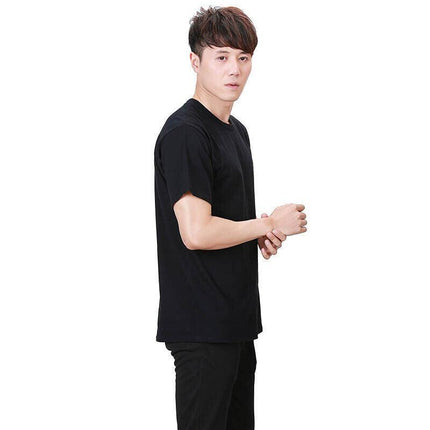 Gildan Men T-shirt Plain Blank 100% premium Cotton Basic Tee Short Sleeve 76000 - Aimall