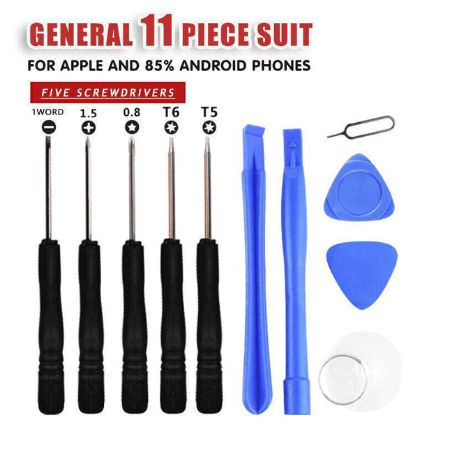 11 in 1 Screen Repair Tool Kit set Opening Screwdriver For iPhone iPad Pentalobe - Aimall