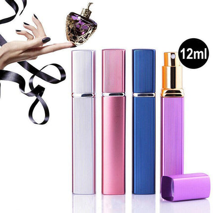 12ml Mini Portable Refillable Scent Bottle Travel Perfume Atomiser Spray Pump - Aimall