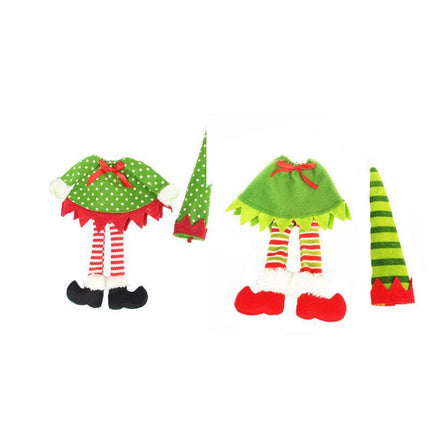 4X Christmas Bottle Covers Gift Holder Bags Dot Decoration Bag Red Wine Clothes - Aimall