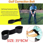 Golf Swing Training Aid Golf Arm Band Posture Motion Correction Belt Free Post - Aimall