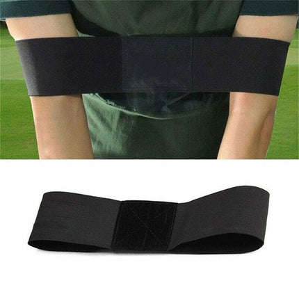 Golf Swing Training Aid Golf Arm Band Posture Motion Correction Belt Free Post - Aimall