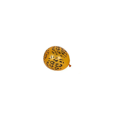 Leopard Spot Print Balloons x 12 Safari Zoo Jungle Farm Animal party decoration - Aimall