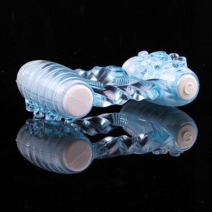 Double Vibration Ring Vibration Sleeves Lock Fine Adult Products Wholesale NEW - Aimall