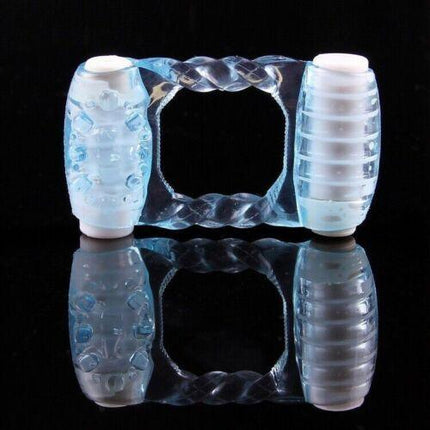 Double Vibration Ring Vibration Sleeves Lock Fine Adult Products Wholesale NEW - Aimall