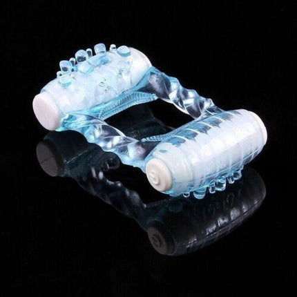 Double Vibration Ring Vibration Sleeves Lock Fine Adult Products Wholesale NEW - Aimall