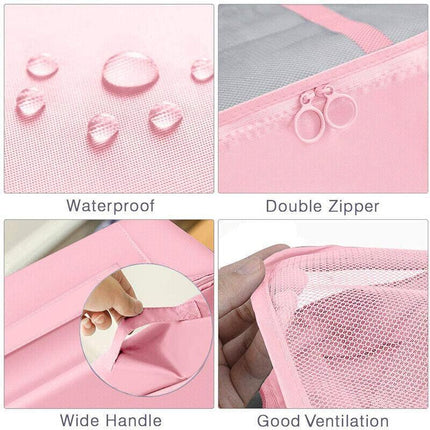 8PCS Packing Cubes Travel Pouches Luggage Organiser Clothes Suitcase Storage Bag - Aimall