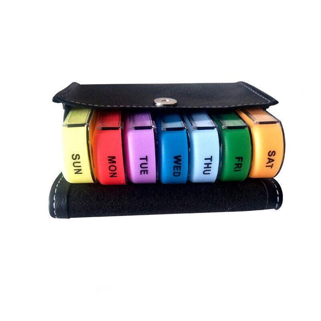 28 Grids 7 Day Weekly Storage Pill Box Tablet Sorter Container Case Organizer AU - Aimall