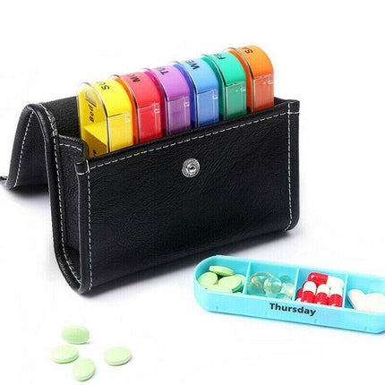 28 Grids 7 Day Weekly Storage Pill Box Tablet Sorter Container Case Organizer AU - Aimall