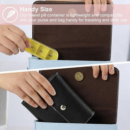 28 Grids 7 Day Weekly Storage Pill Box Tablet Sorter Container Case Organizer AU - Aimall