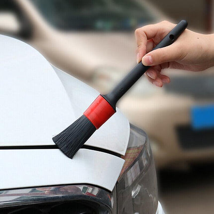 5Pcs Dashboard Car Hair Detail Brush Crevice Dust Cleaning Automotive Detailing - Aimall